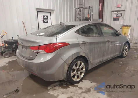 2012 Hyundai Elantra Limited (Ulsan Plant) из США, поврежденный, VIN KMHDH4AE7CU192859